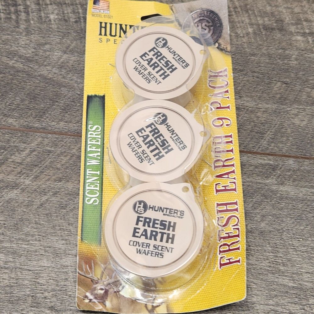 Long Lasting Fresh Earth Cover Scent Wafers for Hunting - 9 Wafers Per Pack 3